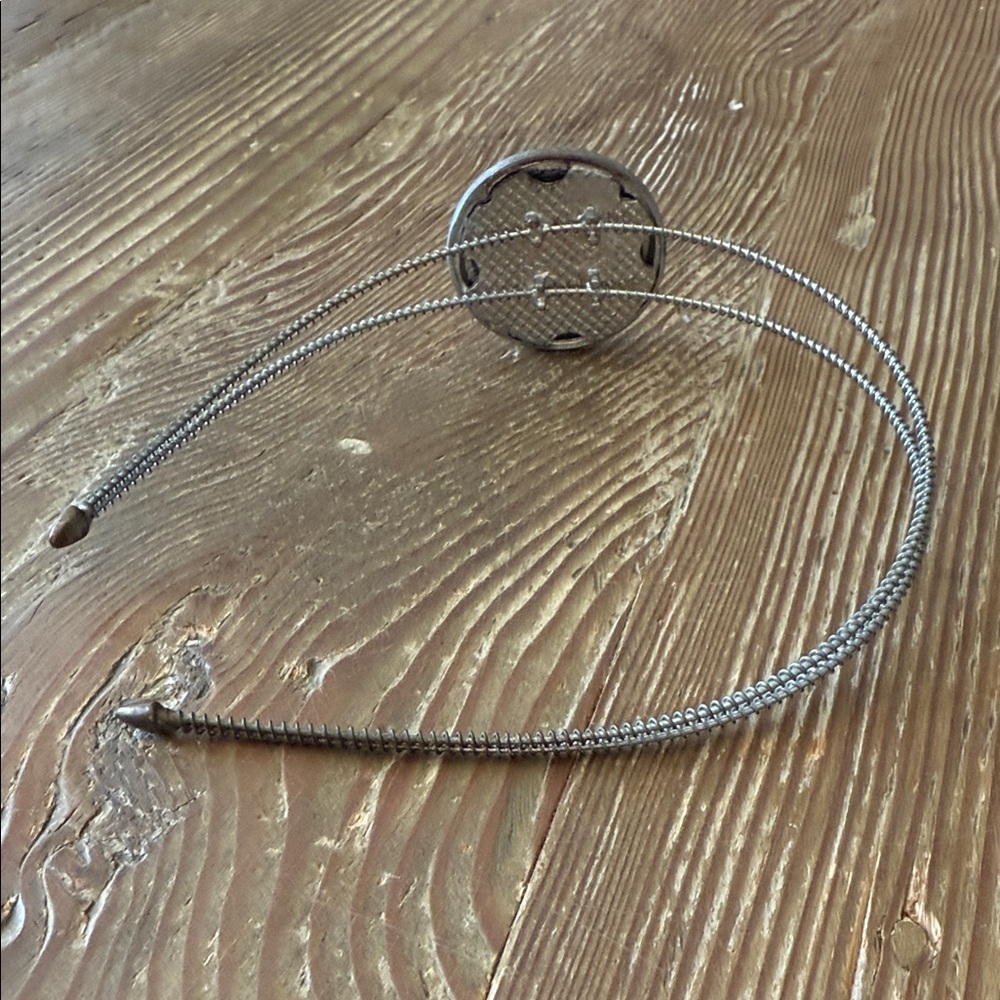 Vintage rhinestone Silver and Red Baseball / soft ball Hairband - Picture 4 of 4